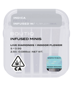 Boutiq Infused Minis Pre Rolls Frostiez x Purple Papaya
