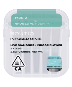 Boutiq Infused Minis Pre Rolls Fruit Stripe x Push Pop