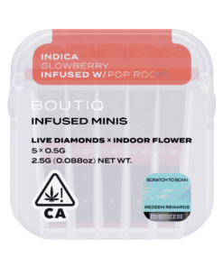 Boutiq Infused Minis Pre Rolls Glowberry x Pop Rocks
