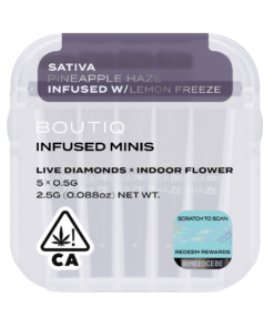 Boutiq Infused Mini Pre Rolls Pineapple Haze and Lemon Freeze