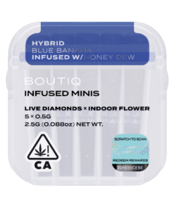 Boutiq Infused Minis Pre Rolls Blue Banana x Honey Dew